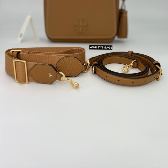 Tory Burch Thea Flap Crossbody In Tiramisu - Picture 10 of 11